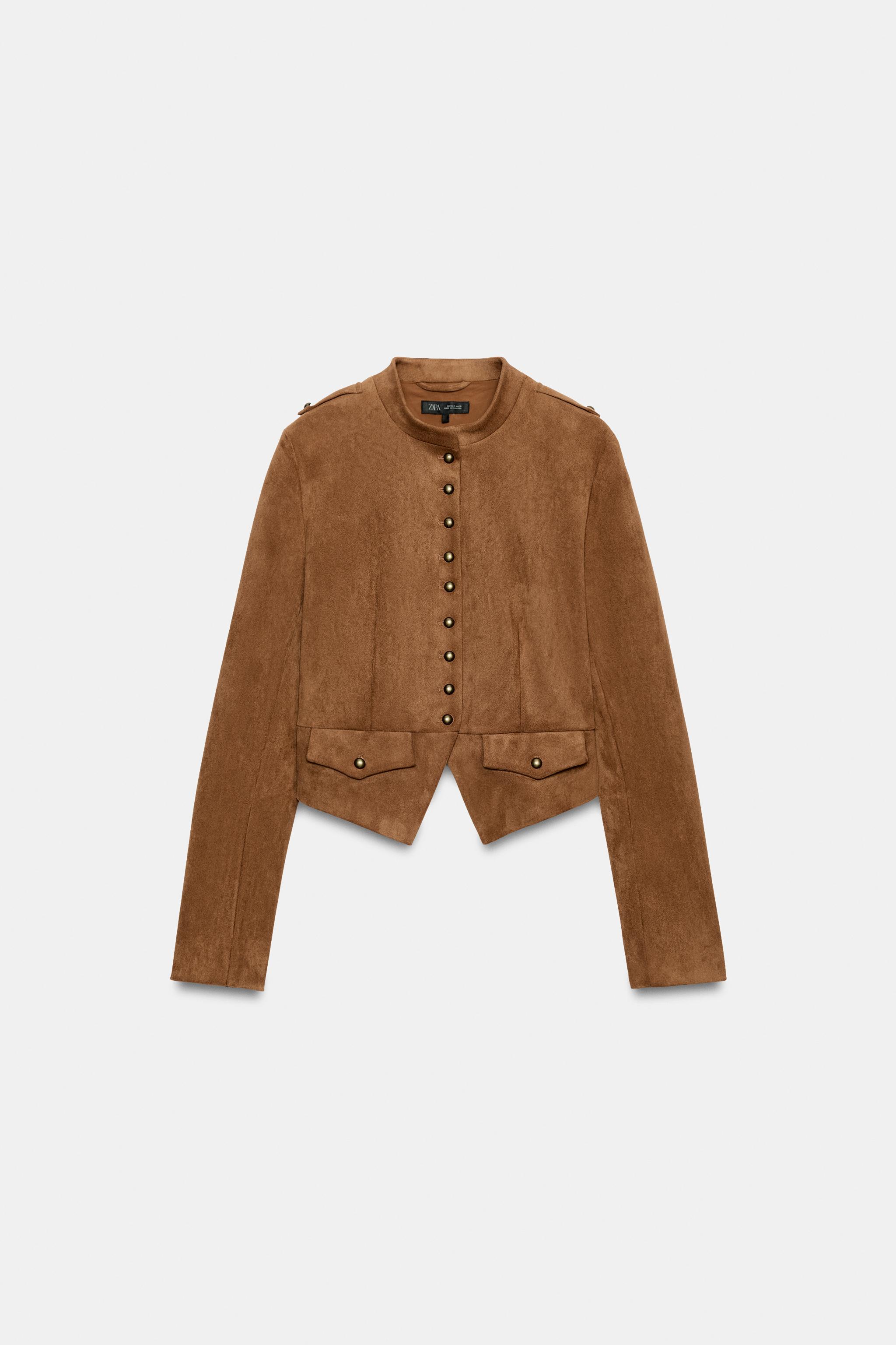BLOUSON COURT À BOUTONS